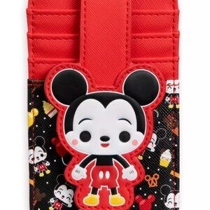 MICKEY MOUSE DISNEY PARKS FOOD ICONS CARD WALLET New